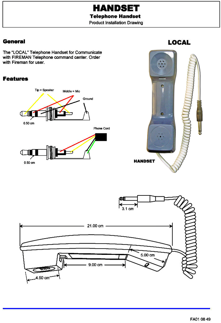 handset